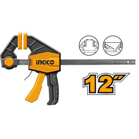 Быстрозажимная струбцина 63х300мм INGCO INDUSTRIAL